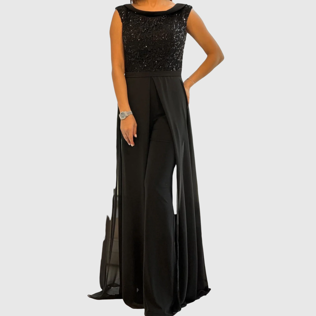 Zoraida Quinn | Elegante tuta senza maniche