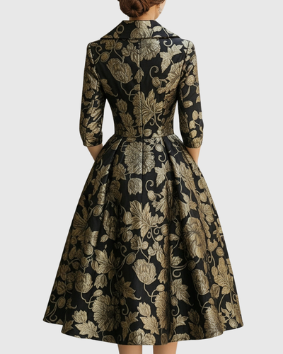 Morven | Abito midi floreale