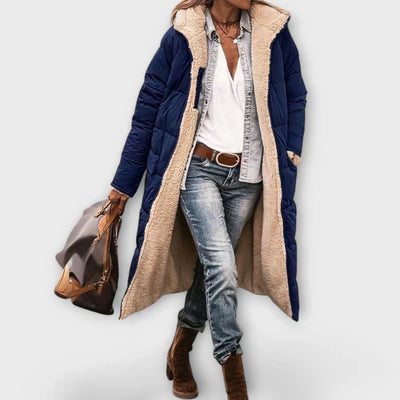 Kora – Cappotto Accogliente Foderato in Pelliccia Sintetica