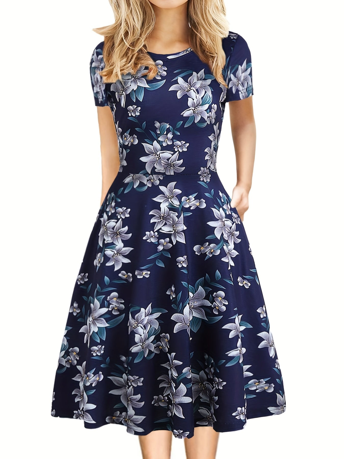 Evelyn Quinn | Abito estivo retrò a trapezio