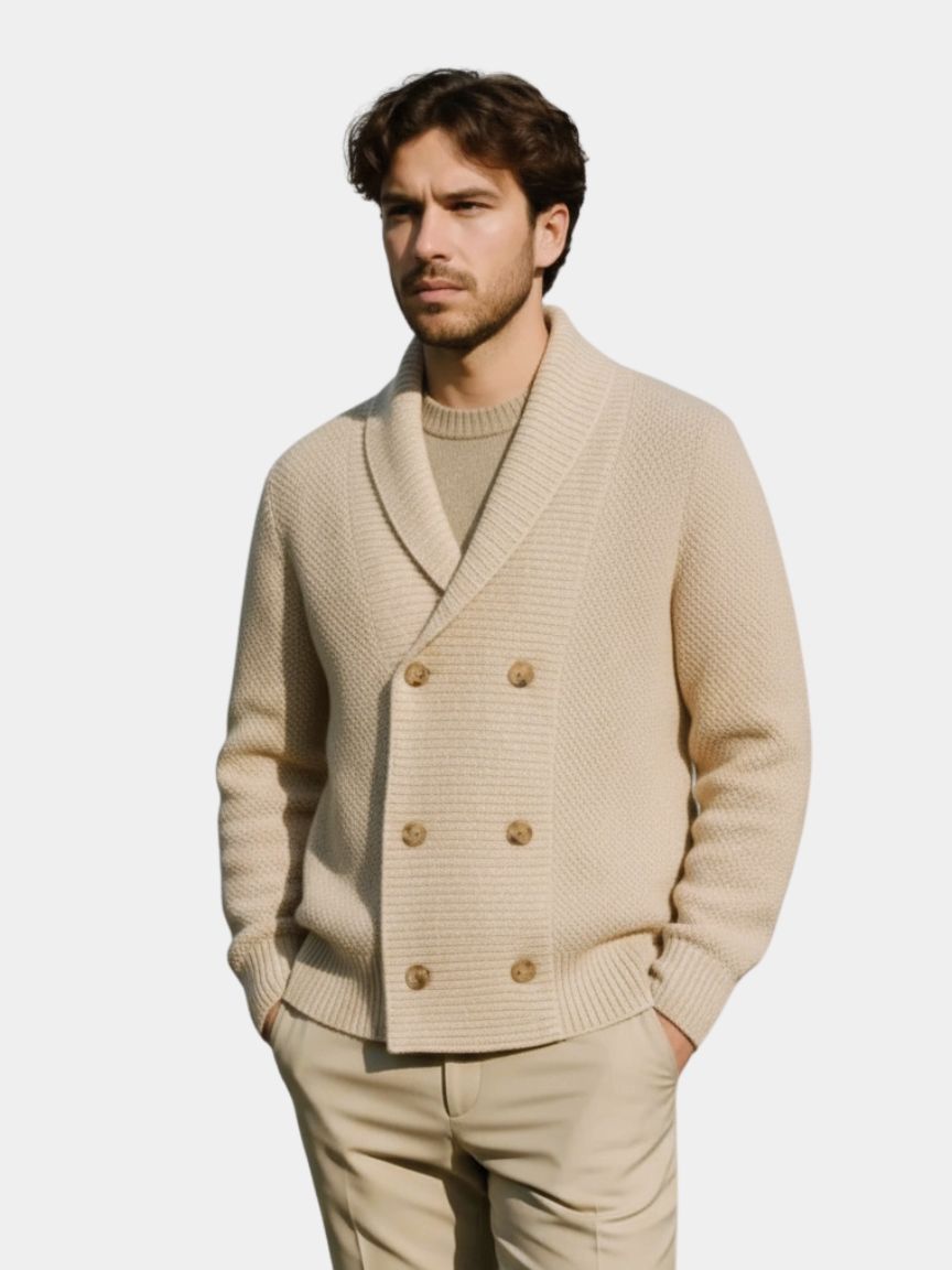 Cardigan elegante in maglia italiana