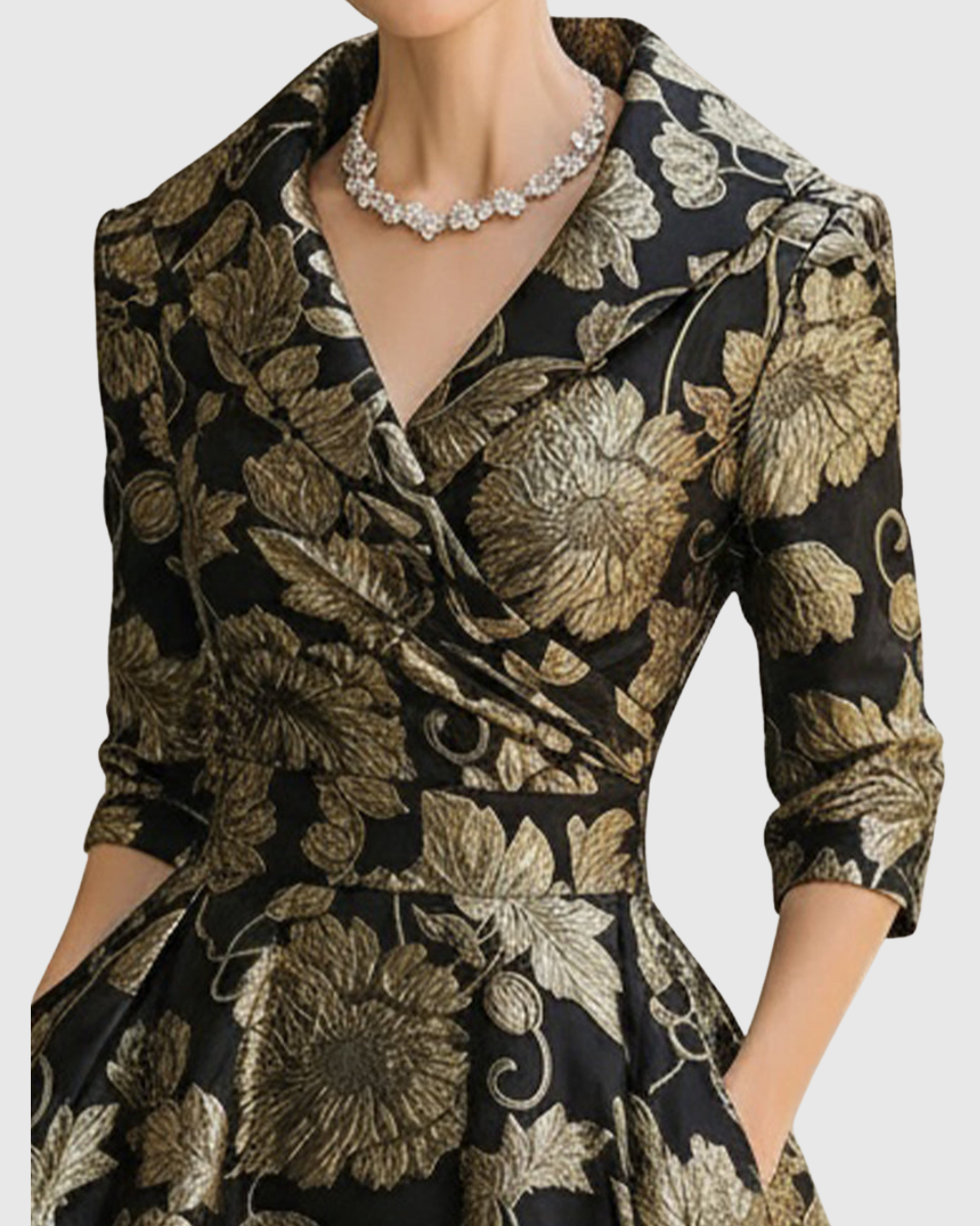 Morven | Abito midi floreale