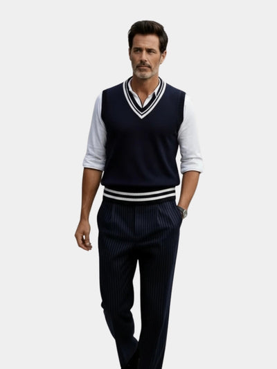 Gilet in maglia Old Money Essential