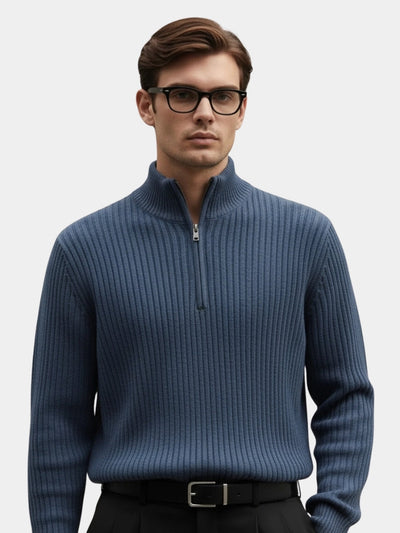 Maglione classico Highland con zip a un quarto