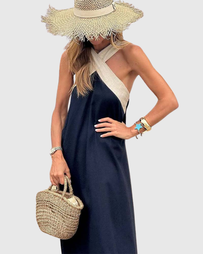 Orella | Abito con scollo incrociato