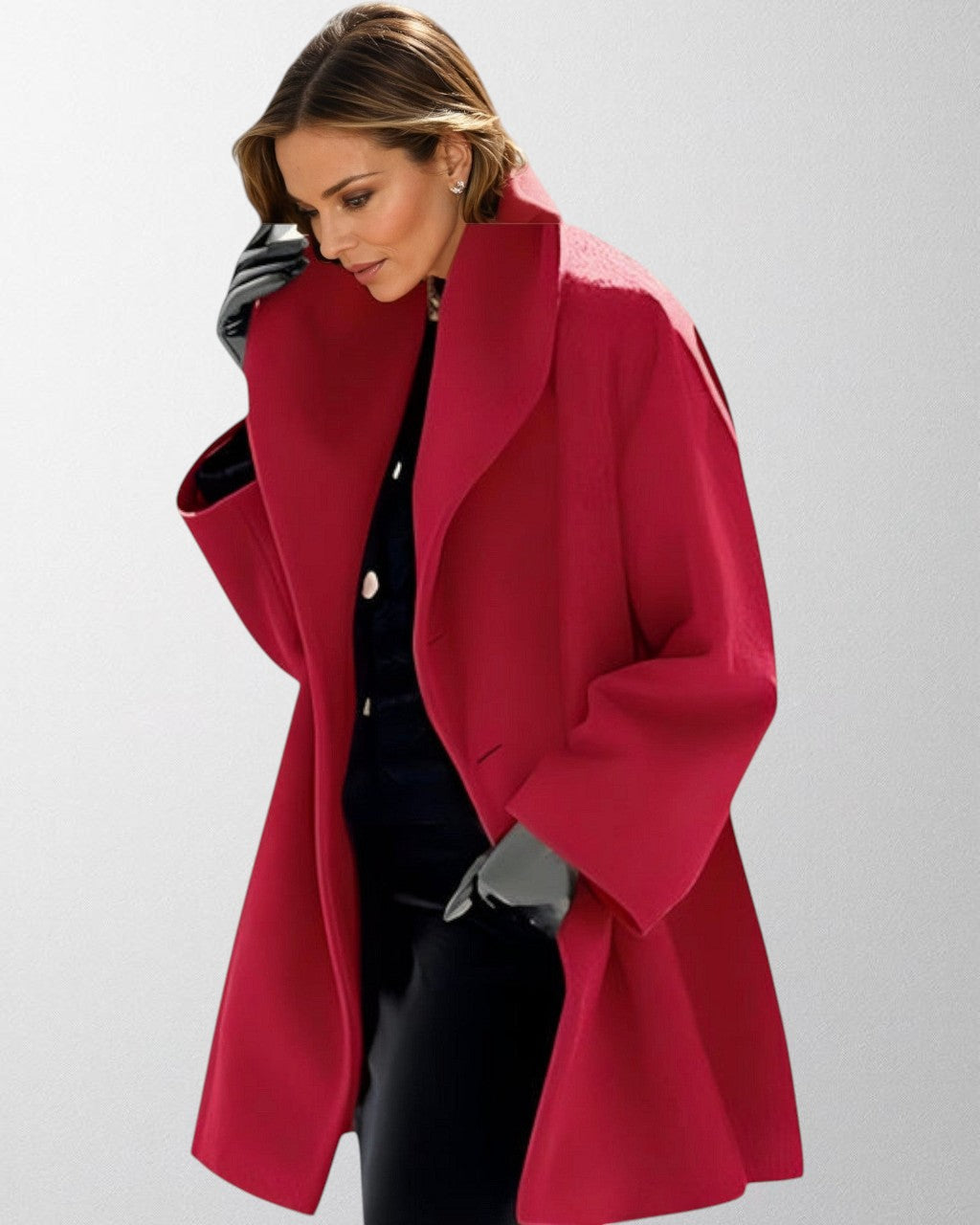 Olivia - Elegante cappotto in lana per autunno e inverno