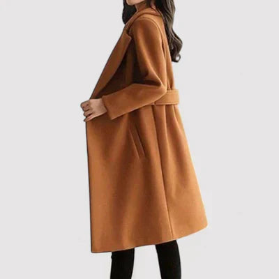 Clara – Cappotto di Lana con Cintura