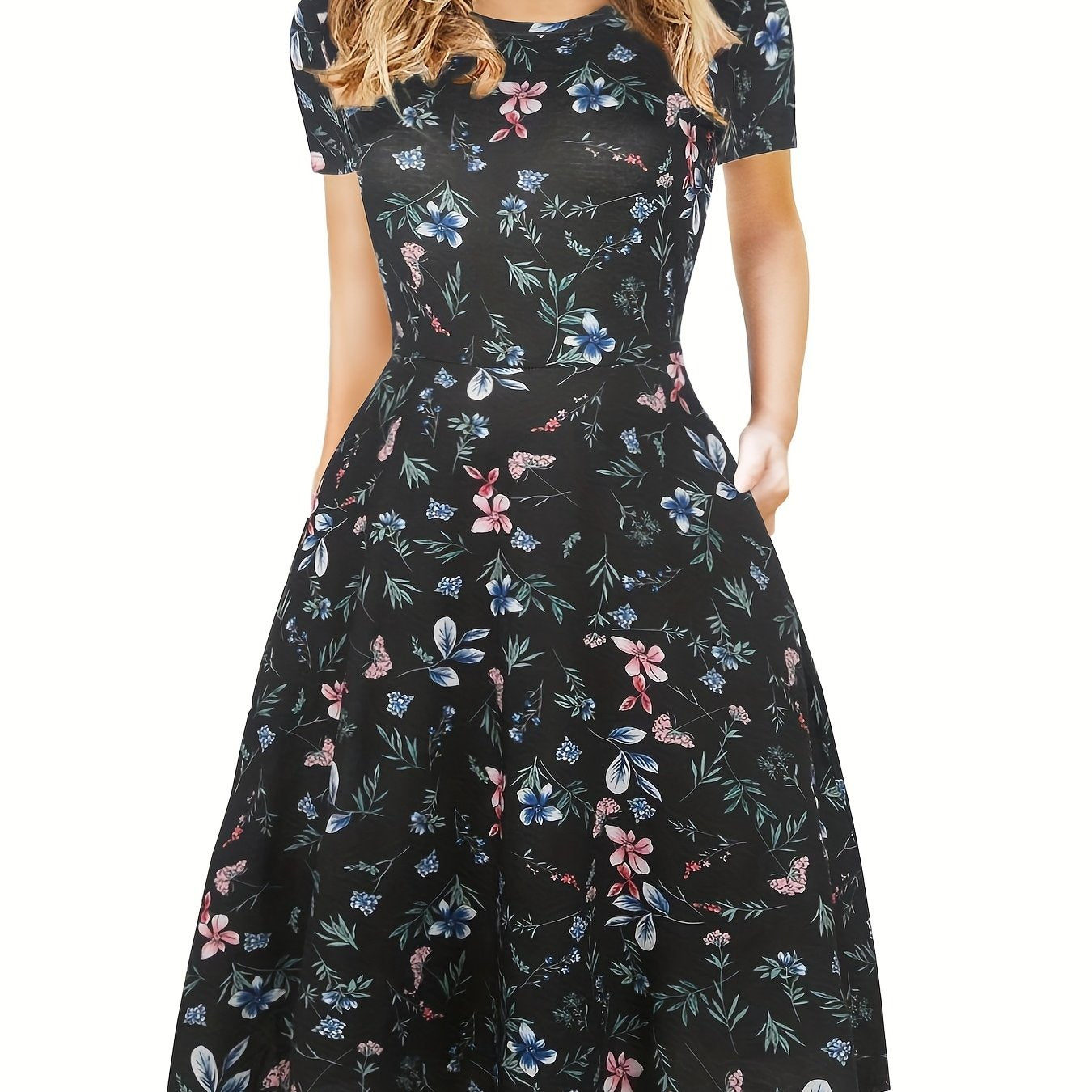 Evelyn Quinn | Abito estivo retrò a trapezio