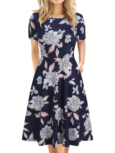 Evelyn Quinn | Abito estivo retrò a trapezio