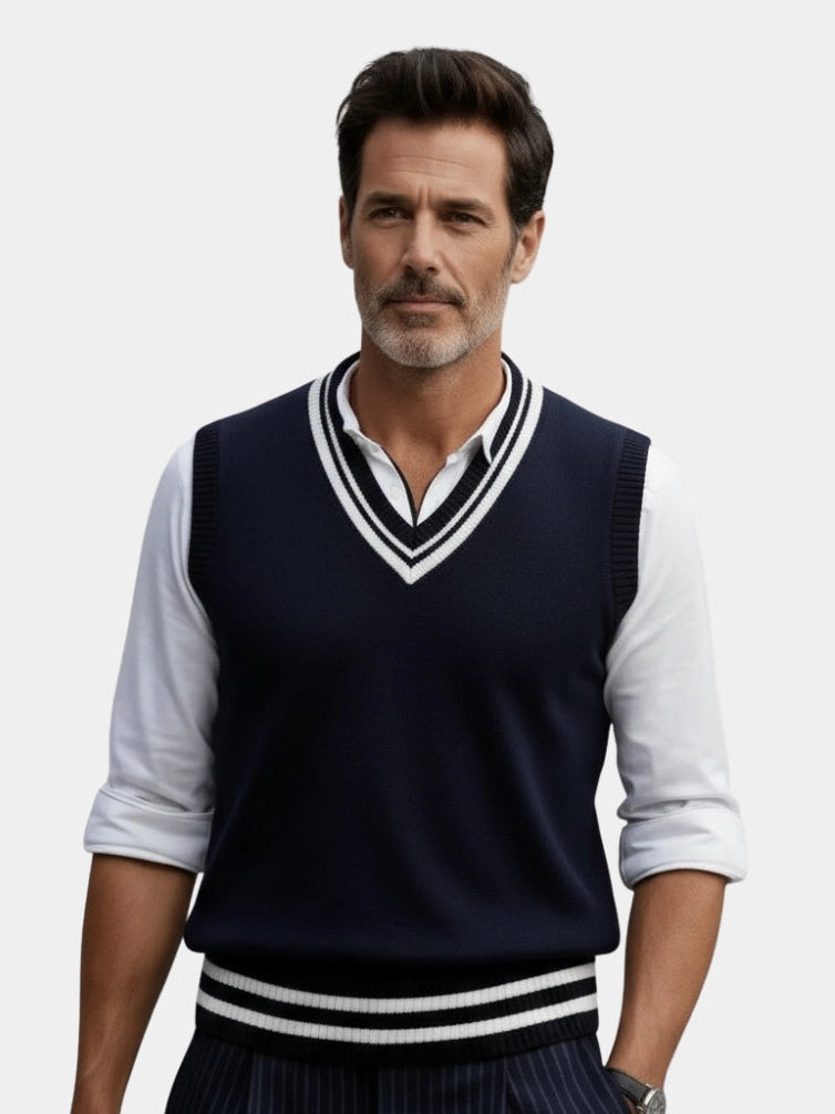 Gilet in maglia Old Money Essential