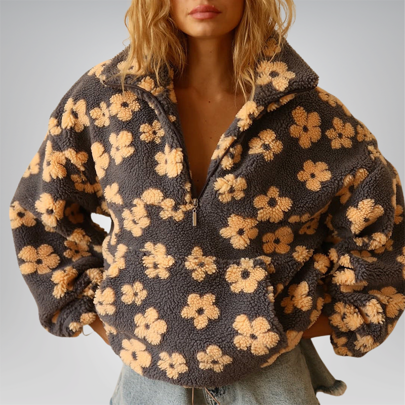 ARIANA™ | Maglione in pile Bloom