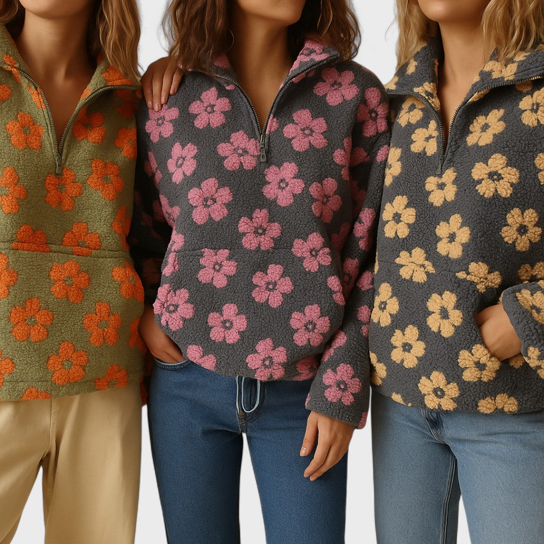 Daisy - Fleece Polare Fiorito