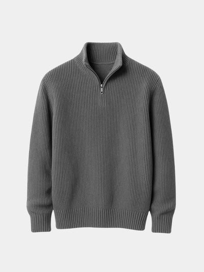 Maglione classico Highland con zip a un quarto