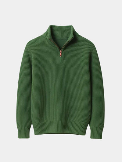 Maglione classico Highland con zip a un quarto