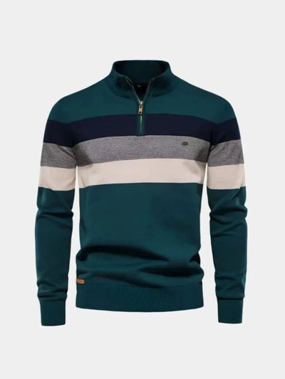 Maglione minimalista con collo alto