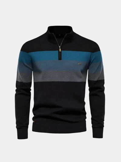 Maglione minimalista con collo alto