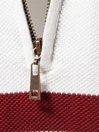 Maglione con zip a un quarto